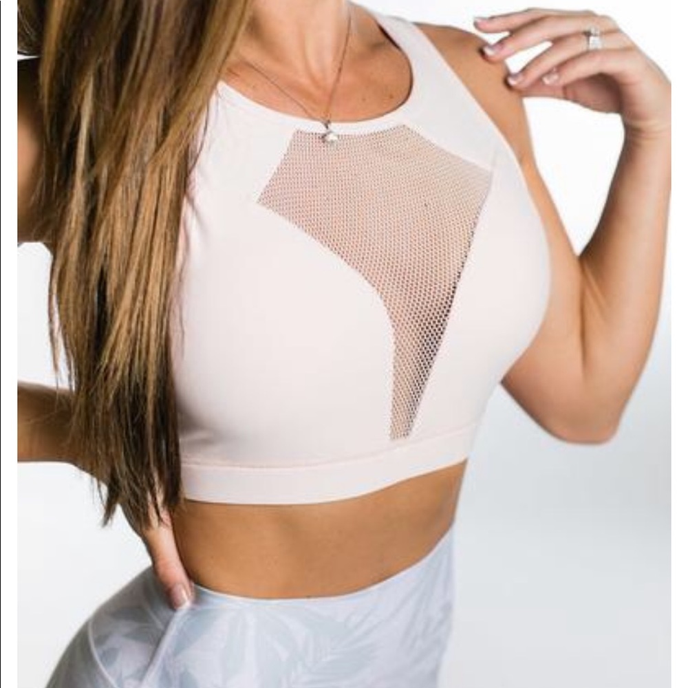 The Grace Fearless Sports Bra - Peony Pink